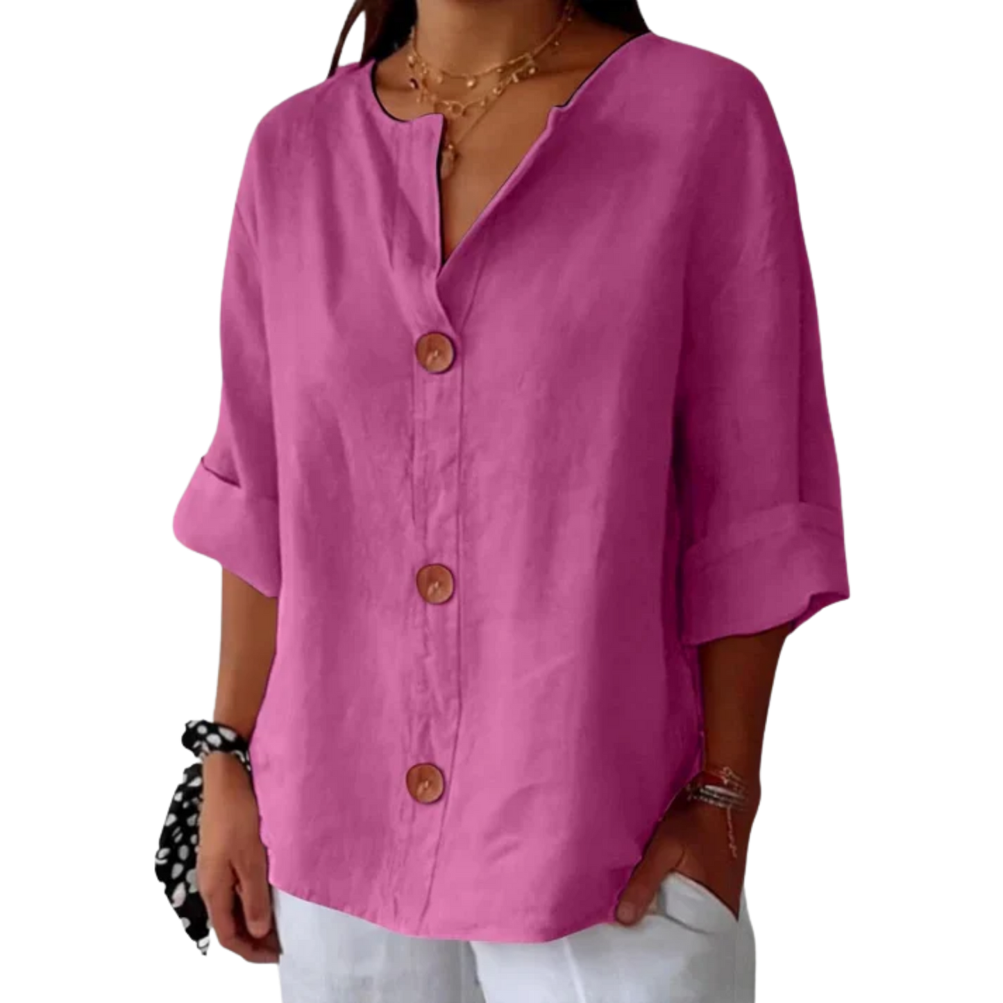 איילה – חולצת משב רוח פשתן