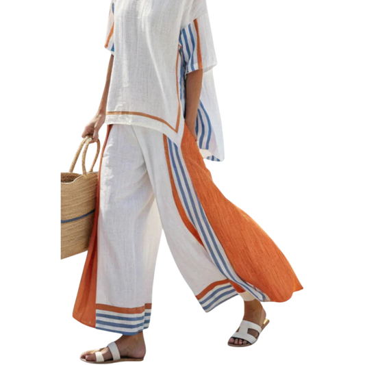 סווארה | סט יוקרתי עם פסים אנכיים