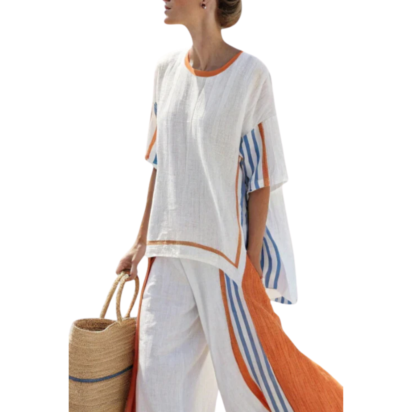 סווארה | סט יוקרתי עם פסים אנכיים