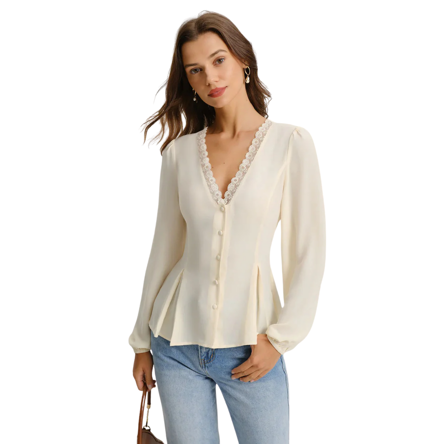 חולצת תחרה וירה