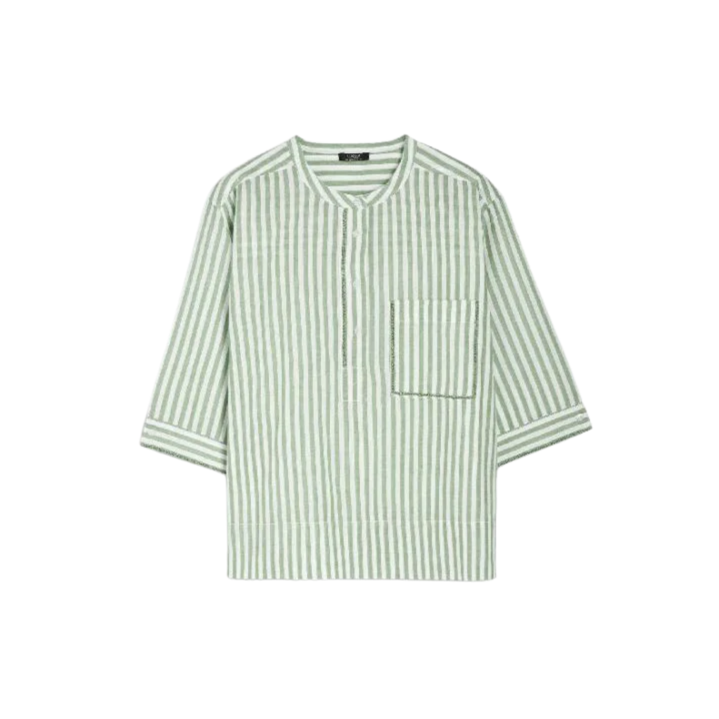 חולצת כפתורים דוגמת פסים