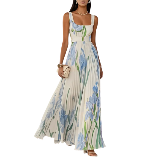 שמלת פרחוני אלגנט קייצית