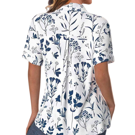 Rae - חולצת פרחים אלגנטית וקז'ואלית