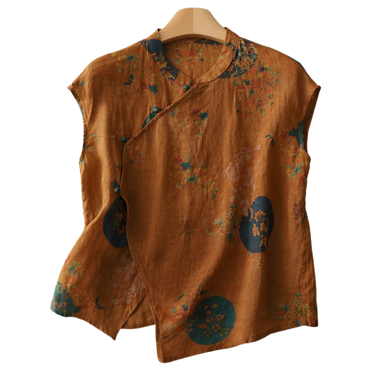 Zari - חולצת מנדרינית אלגנטית וקז'ואלית