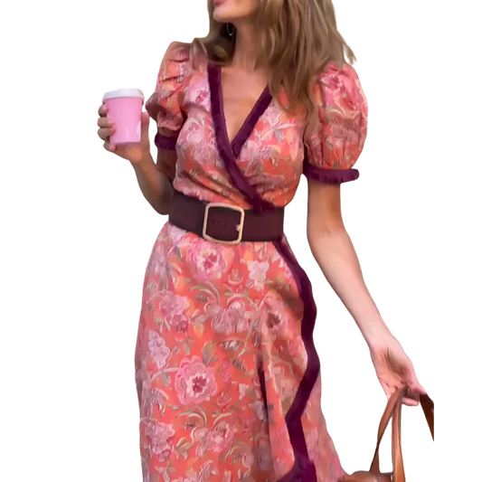 שמלת מקסי קייצית פורחת