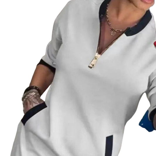 שמלת וי-נֶק אופנתית