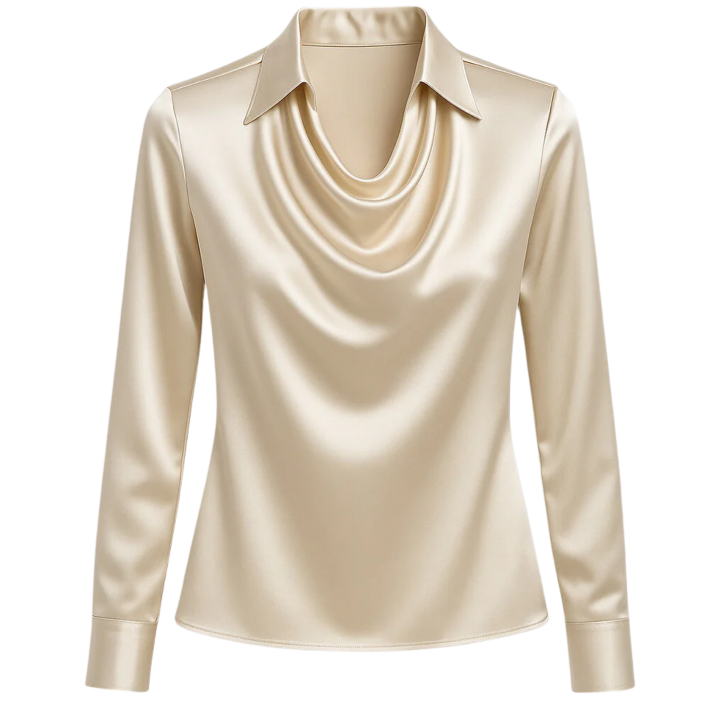 חולצת משי-סאטן תל-אביב