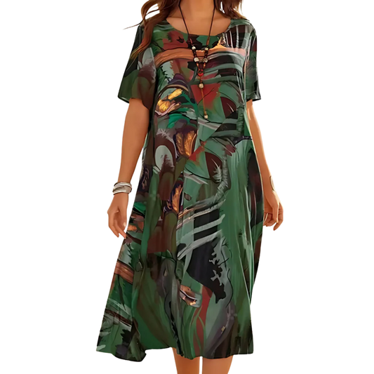 שמלת פרחים נוחה פילומנה