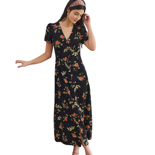 שמלת מידי פרחונית