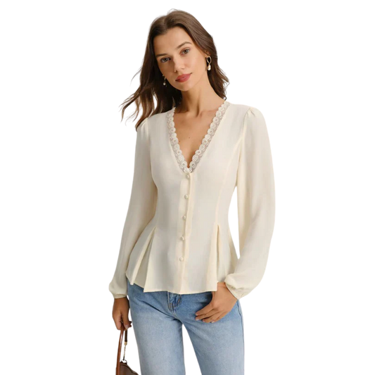 חולצת תחרה וירה