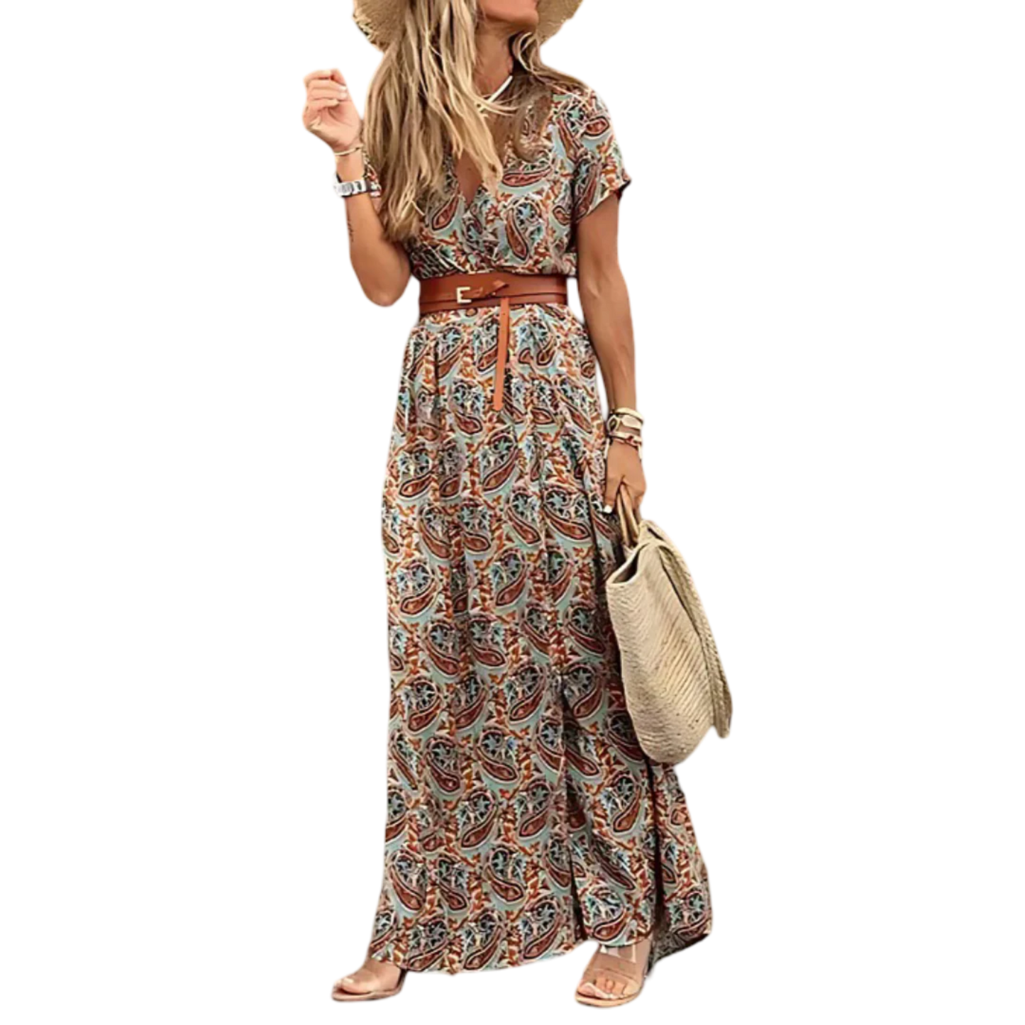 שמלת מקסי בוהו סיבלה