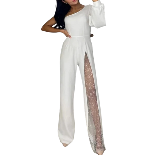 אזלינה | אוברול זורם עם כתף אחת