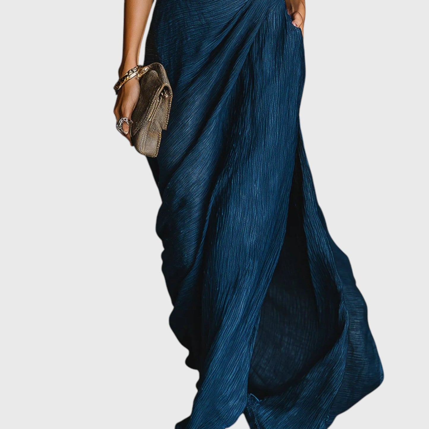 סט פשתן נוגה – כחול