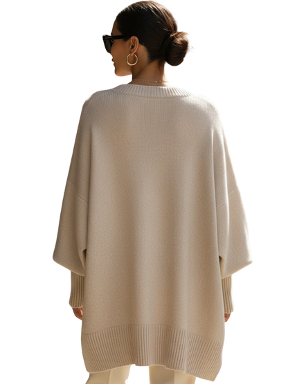 אלה | פונצ'ו יוקרתי אוברסייז