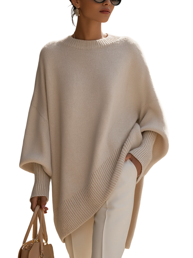 אלה | פונצ'ו יוקרתי אוברסייז