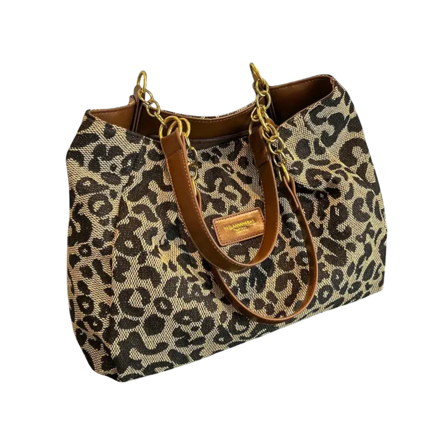 לובלנקה – תיק טוט מבד בדוגמת נמר