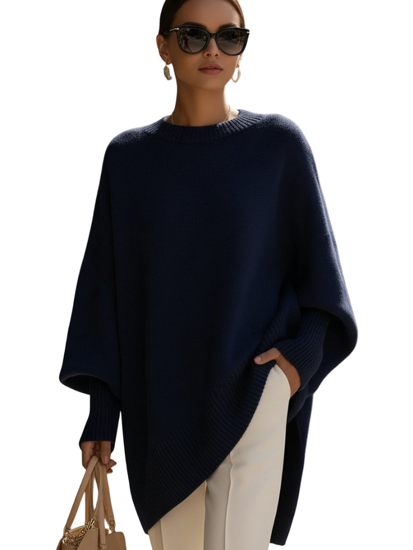 אלה | פונצ'ו יוקרתי אוברסייז