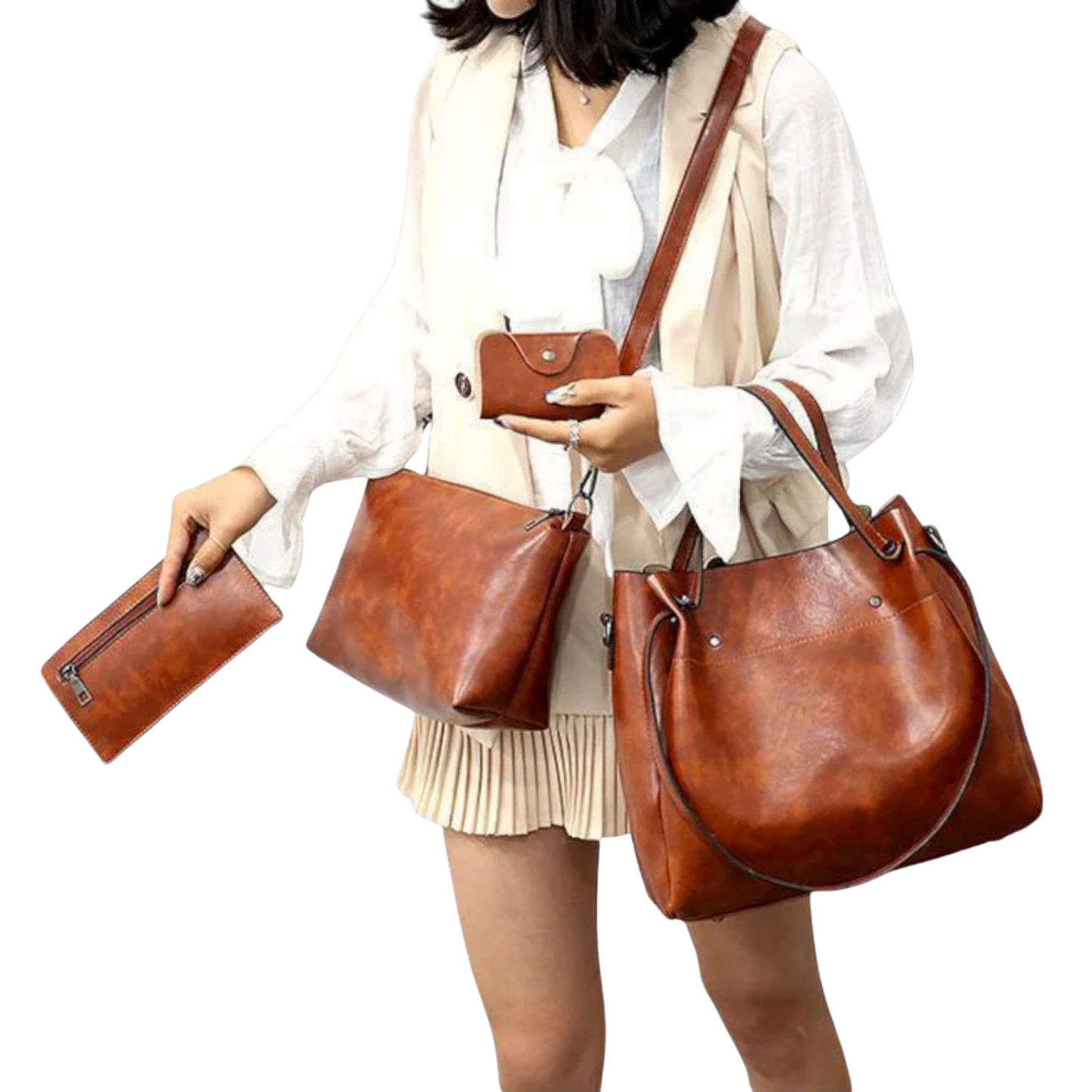 קוואדרה לוקס – קולקציית תיקים בת 4 חלקים