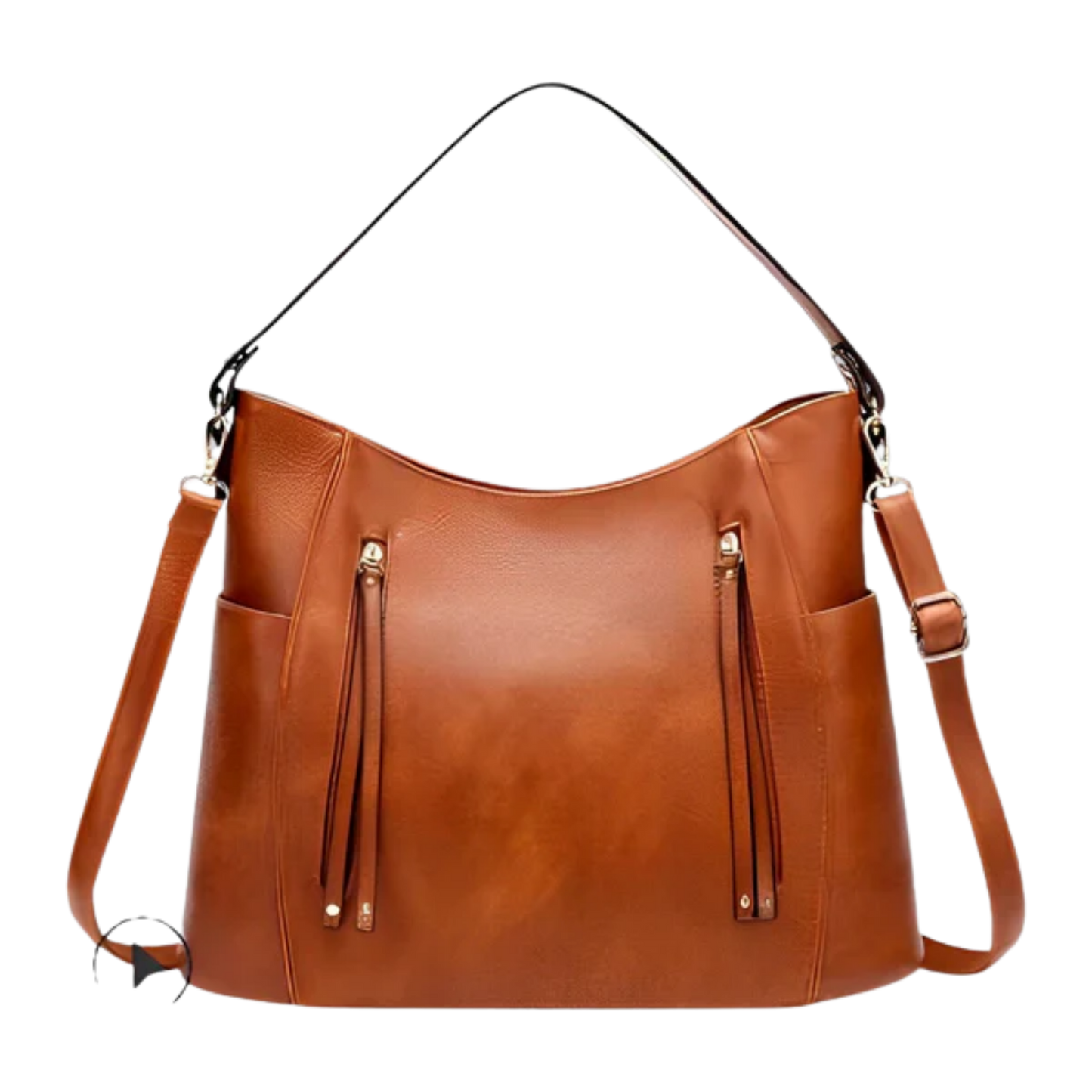 תיק עור לנשים בעיצוב וינטג' אלגנטי