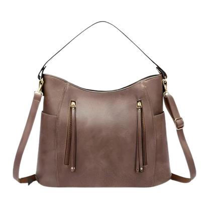 תיק עור לנשים בעיצוב וינטג' אלגנטי