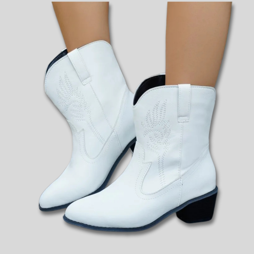 זפירה – מגפיי קאובוי קלאסיים רקומים