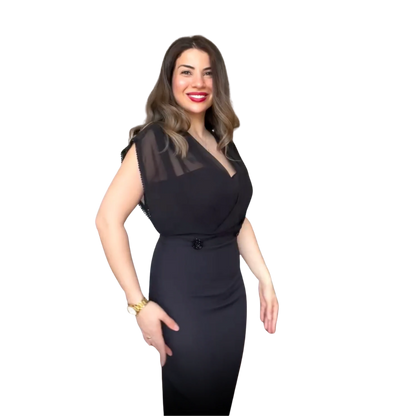 שמלת אניטה סאטן לוקס