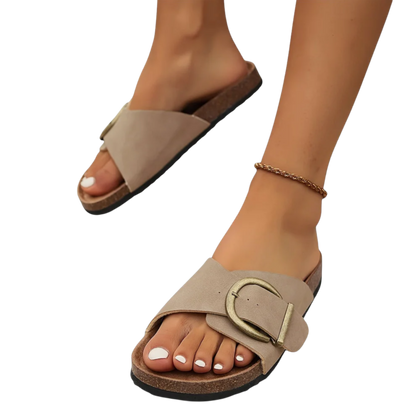 כפכפי קיץ לנשים עם רצועות מתכווננות