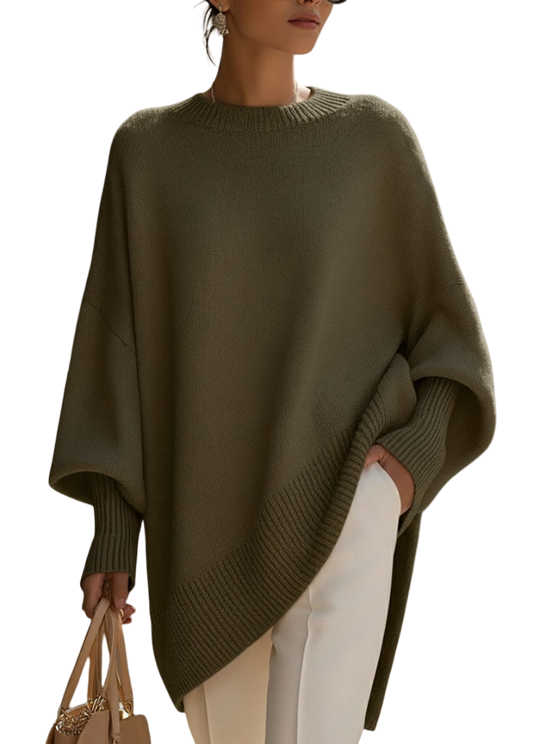 אלה | פונצ'ו יוקרתי אוברסייז