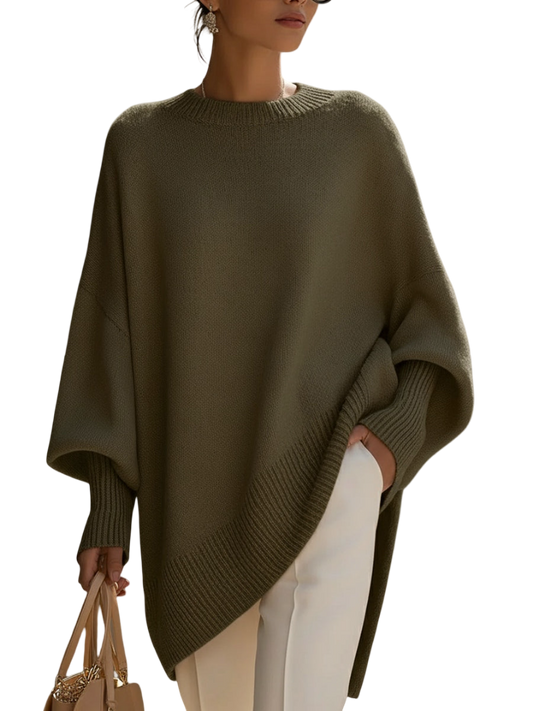 אלה | פונצ'ו יוקרתי אוברסייז