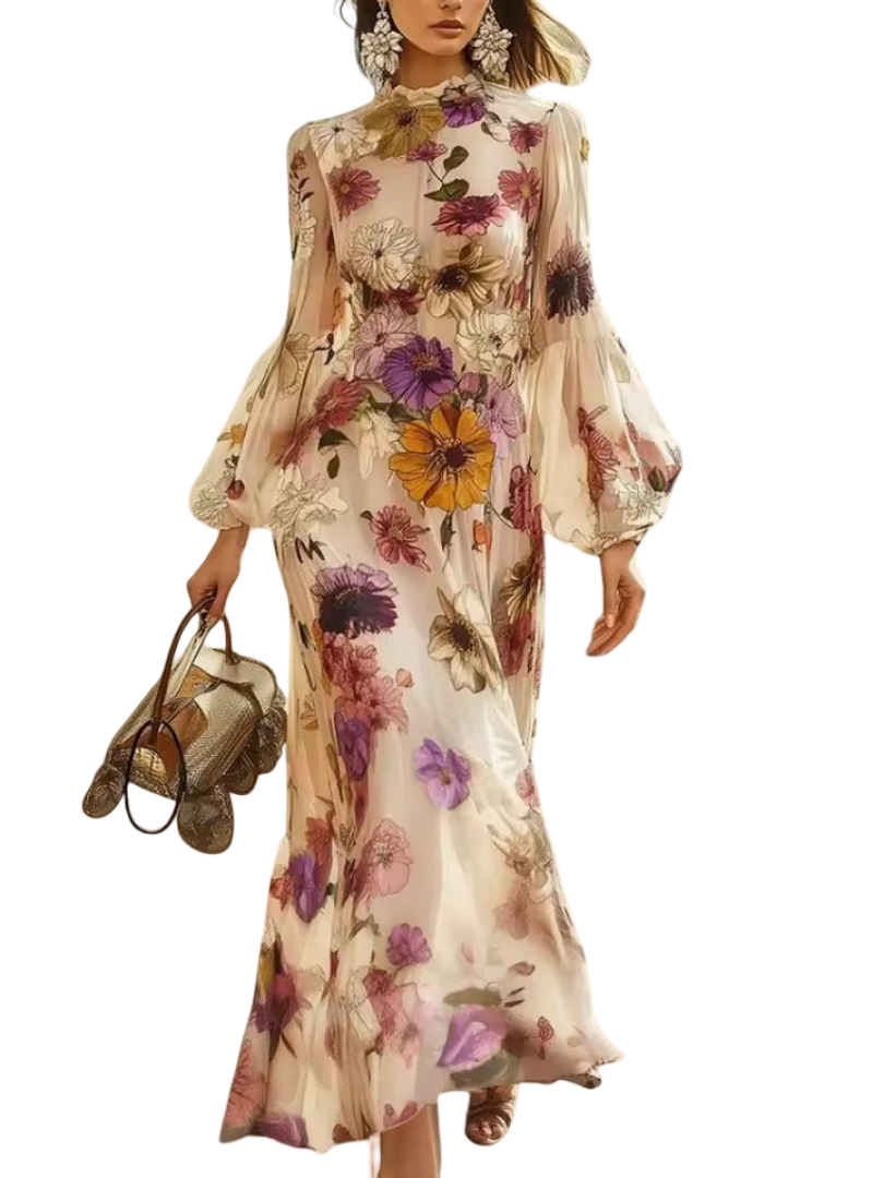 שמלת אחו שטוף שמש