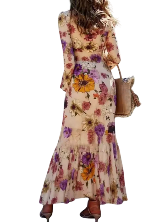 שמלת אחו שטוף שמש